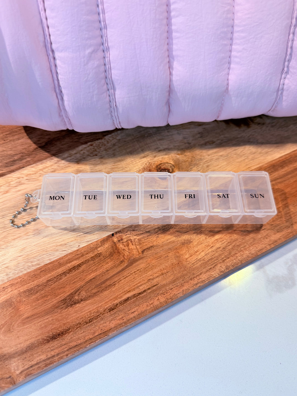 Weekly pill planner
