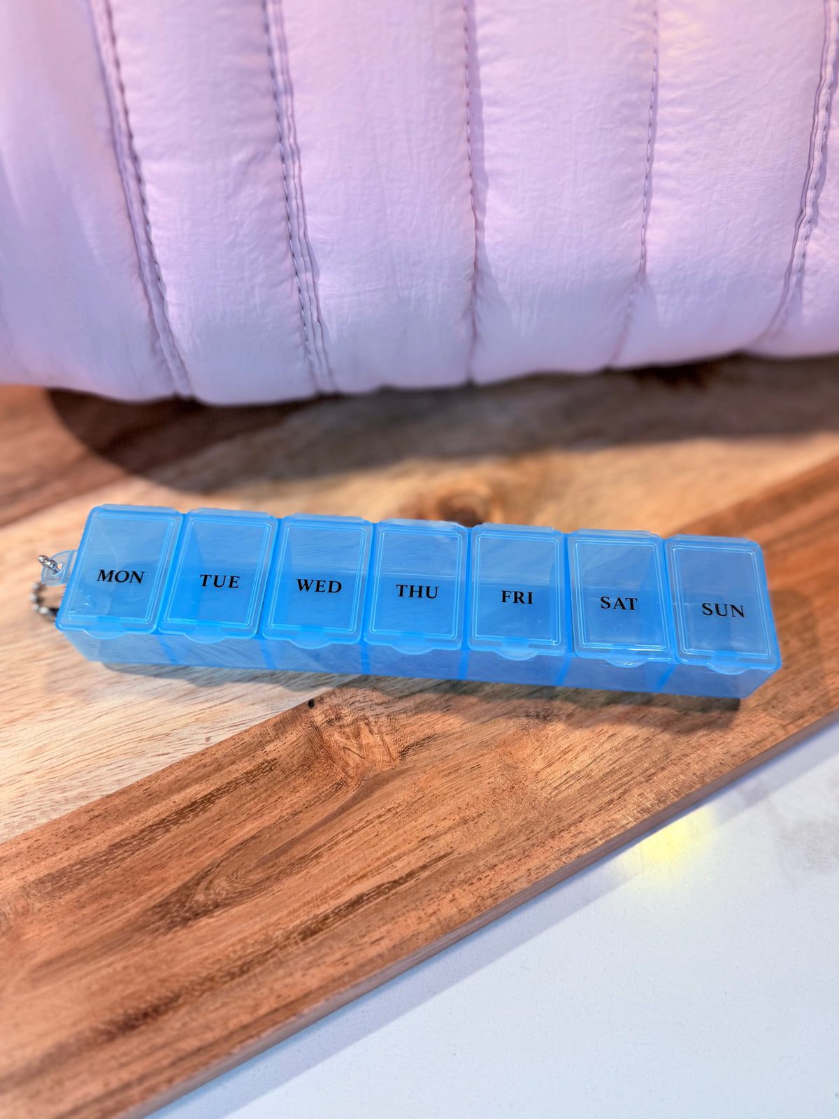 Weekly pill planner